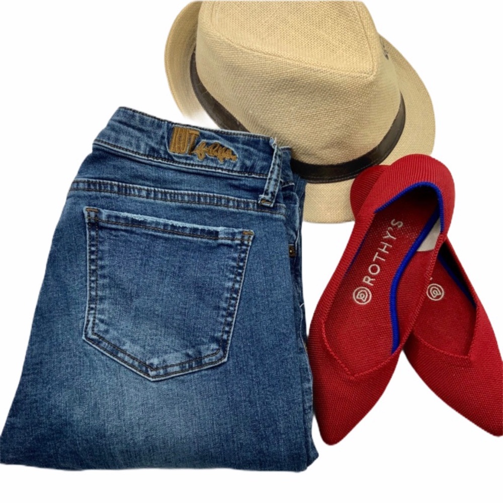 KUT FROM THE KLOTH boyfriend jeans. SZ 8